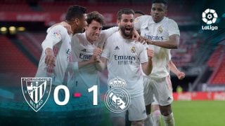 El Real Madrid se impuso 0-1 al Athletic en San Mamés.