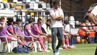 Raúl, durante un partido con el Castilla. (RFEF)