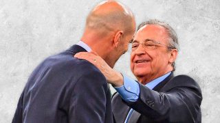 Florentino Pérez y Zinedine Zidane.