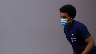Koundé, en la concentración de la selección francesa. (AFP)