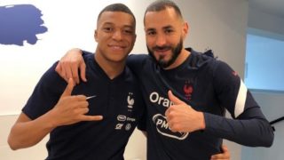 Mbappé y Benzema. (Instagram)