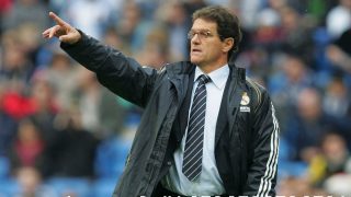 Capello, en un partido del Real Madrid. (Getty)