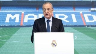 Florentino Pérez, en un acto del Real Madrid (realmadrid.com).