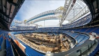 El Bernabéu, en una imagen tomada esta semana.