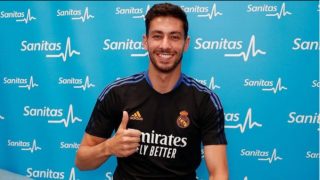 Diego Altube, después del reconocimiento médico del comienzo de la presente pretemporada del Real Madrid. (@diego_altube)