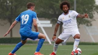 Marcelo, durante el partido ante el Fuenlabrada (Realmadrid.com)