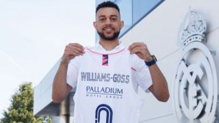 Williams-Goss, con la camiseta del Real Madrid.