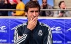 Raúl González, en un partido con el Real Madrid Castilla