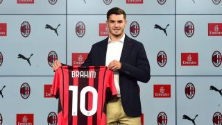 Brahim, presentado como jugador del Milan.