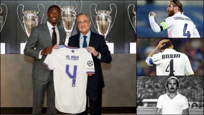 Alaba llevará el '4' del Real Madrid.