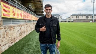 Enzo Zidane, en su presentación con su nuevo equipo.