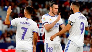 Bale celebra su gol contra el Levante. (EFE)