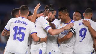 Los jugadores del Real Madrid celebran un gol de Bale (Getty).