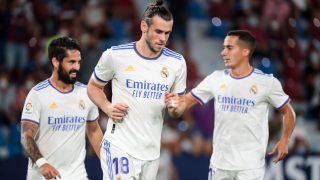 Bale, Isco y Lucas, durante un partido del Real Madrid. (AFP)