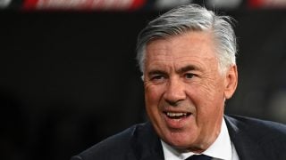 Carlo Ancelotti, durante un partido del Real Madrid (AFP).