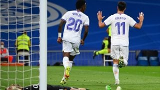 Asensio no celebró sus goles contra el Mallorca. (AFP)