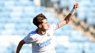 Bruno Iglesias celebra un gol. (Realmadrid.com)
