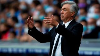 Ancelotti, durante un partido. (EFE)