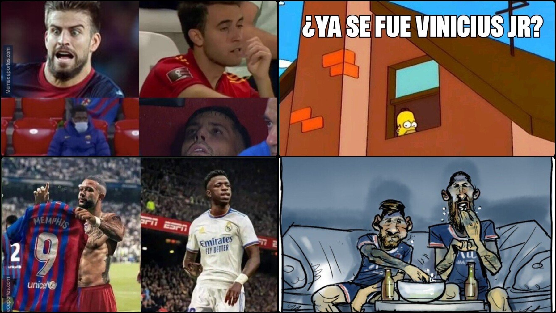 Los Mejores Memes Del Barcelona Vs Real Madrid De Liga Santander Hoy