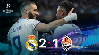 El Real Madrid venció 2-1 al Shakhtar en el Bernabéu.