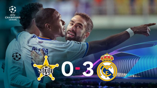 El Real Madrid se impuso 0-3 al Sheriff en la Champions.