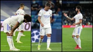 Los jugadores que no salen del armario con Ancelotti. (AFP)