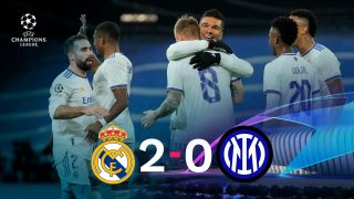 El Real Madrid derrotó 2-0 al Inter.