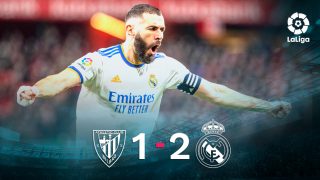 El Real Madrid se impuso 1-2 al Athletic.