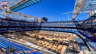 El nuevo Bernabéu ha vivido una evolución espectacular a lo largo de 2021.