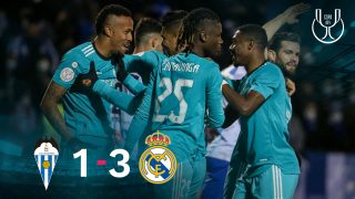 El Real Madrid se impuso 1-3 al Alcoyano en la Copa del Rey. (AFP)