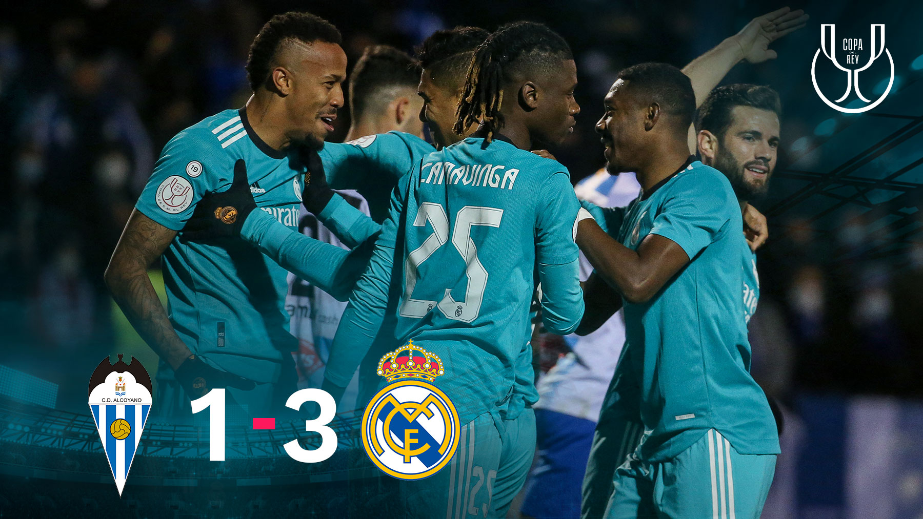 El Real Madrid pasa de rebote en la Copa del Rey