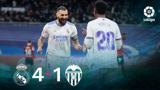 El Real Madrid se impuso 4-1 al Valencia.