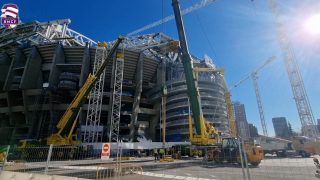 El nuevo Bernabéu avanza a toda velocidad.