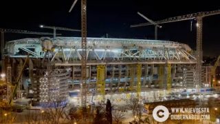 Las luces del nuevo Beranbéu. (nuevoestadiobernabeu.com)