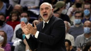 Pablo Laso, durante un partido del Real Madrid (EFE).