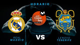 Real Madrid – Lenovo Tenerife: a qué hora es y dónde televisan en directo la semifinal de Copa del Rey de baloncesto.
