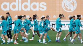 Kroos, en el entrenamiento del Real Madrid. (Realmadrid.com)