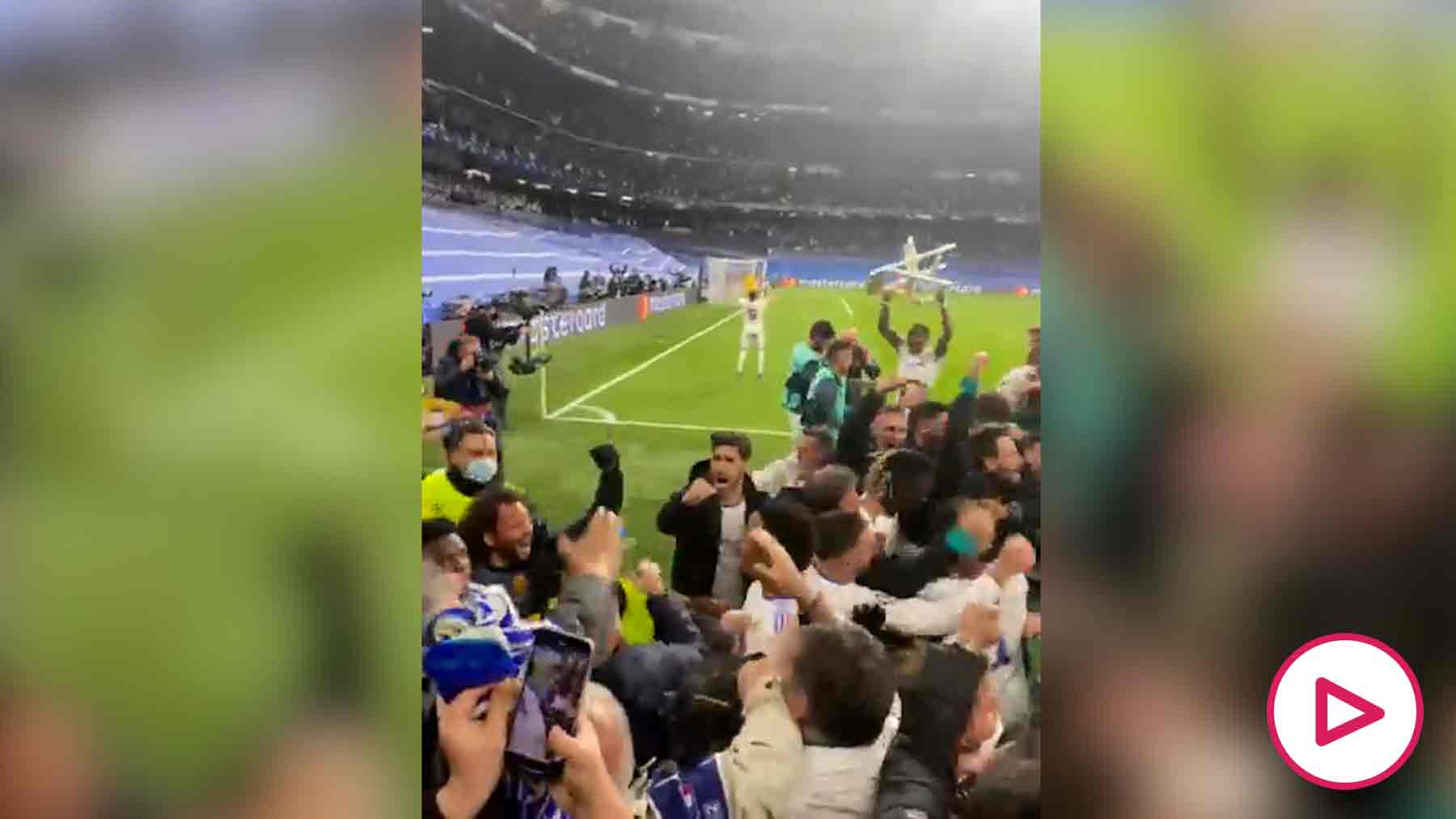 La impresionante celebración de los jugadores del Real Madrid con la ...