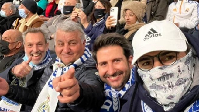 Casillas y sus amigos en el Bernabéu