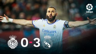 El Real Madrid se impuso 0-3 al Mallorca.