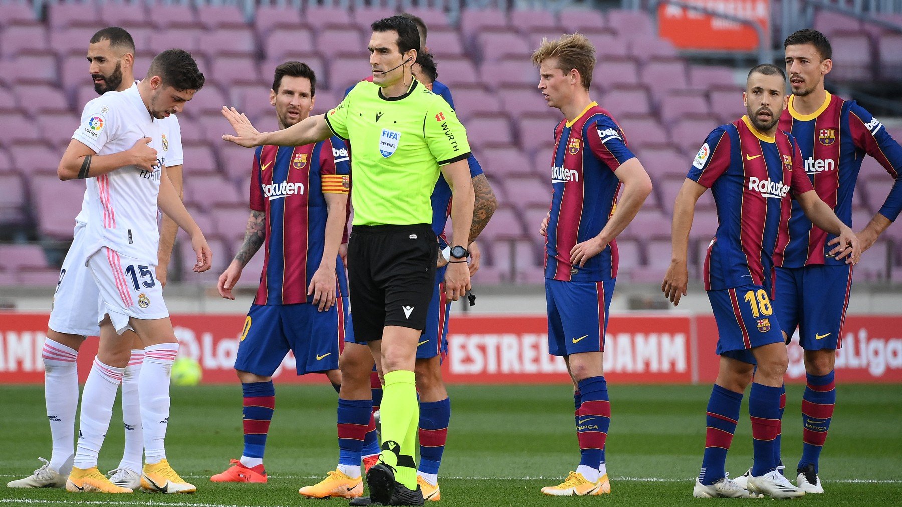 Martínez Munuera, el árbitro del Real Madrid Barcelona hoy Clásico