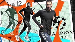 Benzema corre para la Champions.