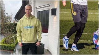 Haaland es nuevo jugador de la marca Adidas.
