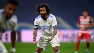 Marcelo, en un partido con el Real Madrid. (AFP)