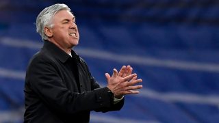 Ancelotti celebra el triunfo de sus chicos. (AFP)
