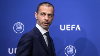Aleksandr Ceferin, presidente de la UEFA. (AFP)