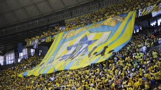 Los aficionados de Maccabi, en una imagen de archivo. (Getty)