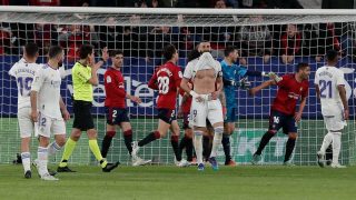 Benzema falló dos penaltis contra Osasuna. (AFP)