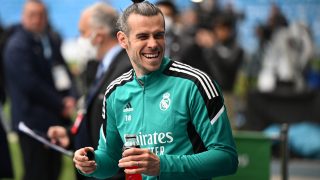 Bale, antes de un entrenamiento. (AFP)