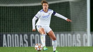 Babett Peter, durante un partido del Real Madrid.